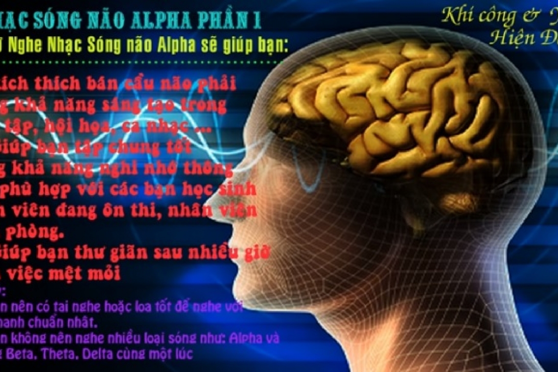 Nhạc Sóng Alpha - Tăng khả năng tập chung tư duy, Sáng tạo, nghi nhớ thông tin. 