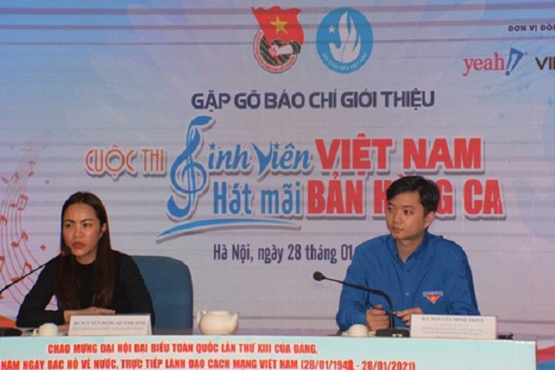 Phát động cuộc thi “Sinh viên Việt Nam - hát mãi bản hùng ca“